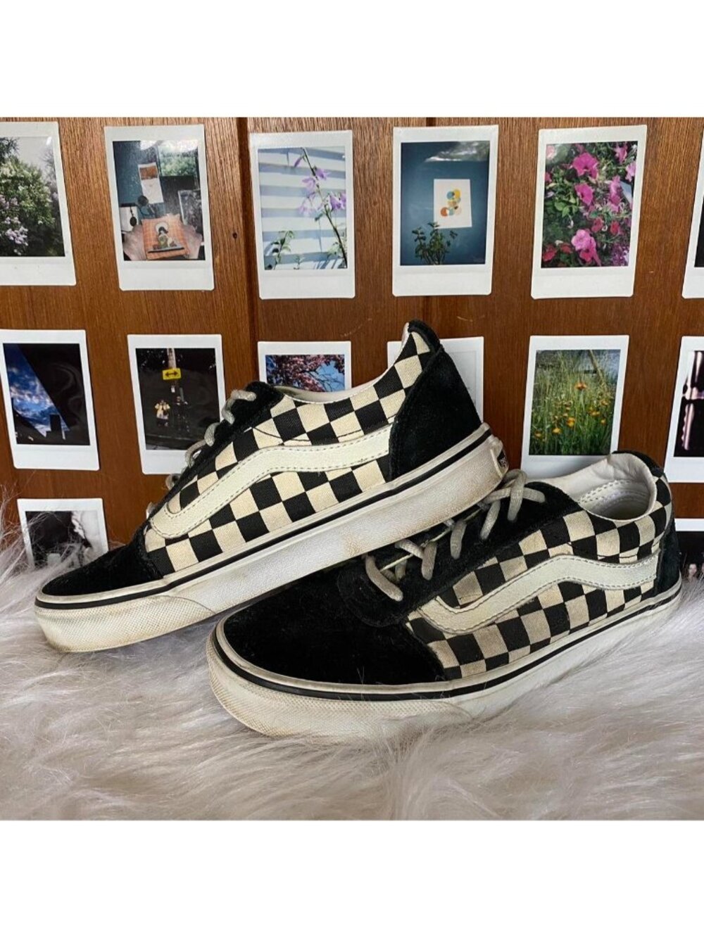 Checkered Vans Sneakers